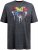 D555 Coalville T-Shirt Skulls with Colored Drips Navy Twist - Herren-T-Shirts - Herren-T-Shirts in großen Größen