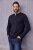 JP1880 Henley T-Shirt Long Sleeve Black TALL - HERRENBEKLEIDUNG MT-6XLT - Langgrößen für Herren