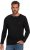 JP1880 Henley T-Shirt Long Sleeve Black TALL - HERRENBEKLEIDUNG MT-6XLT - Langgrößen für Herren