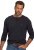 JP1880 Henley T-Shirt Long Sleeve Dark Navy TALL - HERRENBEKLEIDUNG MT-6XLT - Langgrößen für Herren