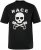 JP1880 T-Shirt Short Sleeve Skull Race Black - Herren-T-Shirts - Herren-T-Shirts in großen Größen