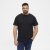 North Latitude T-Shirt O-Neck Black TALL - TALL T-shirts - Extra lange T-Shirts Herren