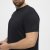 North Latitude T-Shirt O-Neck Black TALL - TALL T-shirts - Extra lange T-Shirts Herren