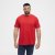 North Latitude T-Shirt O-Neck Red TALL - TALL T-shirts - Extra lange T-Shirts Herren