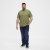 North Latitude T-Shirt O-Neck Olive Green TALL - TALL T-shirts - Extra lange T-Shirts Herren