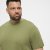 North Latitude T-Shirt O-Neck Olive Green TALL - TALL T-shirts - Extra lange T-Shirts Herren
