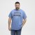 North Latitude Denim Printed Logo T-Shirt Dusty Blue TALL - TALL T-shirts - Extra lange T-Shirts Herren