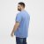 North Latitude Denim Printed Logo T-Shirt Dusty Blue TALL - TALL T-shirts - Extra lange T-Shirts Herren