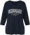 Ulla Popken City Name Graphic Tee Navy - Bedruckte T-shirts für damen - 