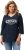 Ulla Popken City Name Graphic Tee Navy - Bedruckte T-shirts für damen - 