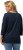 Ulla Popken City Name Graphic Tee Navy - Bedruckte T-shirts für damen - 