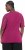 Ulla Popken Sequined Mesh Sleeve Blouse Aubergine - T-Shirts - 