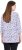 Ulla Popken Graphic Flower A-Line 3/4 Sleeve Tee Lavender - T-Shirts - 