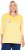 Ulla Popken Paper Boat Print 3/4 Sleeve Tee Sun Yellow - Bedruckte T-shirts für damen - 