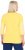 Ulla Popken Paper Boat Print 3/4 Sleeve Tee Sun Yellow - Bedruckte T-shirts für damen - 
