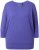 Ulla Popken Quick Drying Batwing Sleeve Tee Blueberry - Bedruckte T-shirts für damen - 