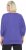 Ulla Popken Quick Drying Batwing Sleeve Tee Blueberry - Bedruckte T-shirts für damen - 
