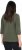 Ulla Popken Textured Lettering 3/4 Sleeve Tee Olive - Bedruckte T-shirts für damen - 