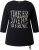 Ulla Popken Timeless Love 3/4 Sleeve Graphic Tee - T-Shirts - 