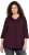 Ulla Popken Mixed Pattern Stripe 3/4 Sleeve Tee Black - Bedruckte T-shirts für damen - 