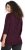 Ulla Popken Mixed Pattern Stripe 3/4 Sleeve Tee Black - Bedruckte T-shirts für damen - 