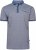 Kam Jeans 5525 Raised Dobby Fabric Polo with Tipping Indigo - Polo-shirts für herren - Polo-Shirts für Herren in großen Größen