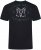 Kam Jeans 5793 Cedar Creek Reverse Print Tee Black - Herren-T-Shirts - Herren-T-Shirts in großen Größen