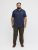 Jack & Jones College Logo Short Sleeve Polo Shirt Blue - Polo-shirts für herren - Polo-Shirts für Herren in großen Größen