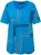 Ulla Popken Paisley A-Line Short Sleeve Tee Sapphire Blue - Bedruckte T-shirts für damen - 