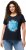 Ulla Popken BISOUS Short Sleeve Graphic Tee Navy Blue - Bedruckte T-shirts für damen - 