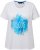 Ulla Popken BISOUS Short Sleeve Graphic Tee Snow White - Bedruckte T-shirts für damen - 