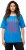 Ulla Popken LOVE Short Sleeve Graphic Tee Sapphire Blue - Bedruckte T-shirts für damen - 
