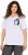 Ulla Popken Embroidered Face Motif Short Sleeve V-Neck Tee Light Grey Melange - Bedruckte T-shirts für damen - 