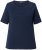 Ulla Popken TRUE Lettering Short Sleeve Tee Navy Blue - Bedruckte T-shirts für damen - 