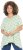 Ulla Popken Palm Tree Print Pointed Hem Tee Lett Lime - Bedruckte T-shirts für damen - 