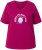 Ulla Popken Shell Picker Club Short Sleeve Graphic Tee Magnolia Red - Bedruckte T-shirts für damen - 