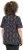 Ulla Popken Snake Print V-Neck Tee Graphite Grey - Bedruckte T-shirts für damen - 