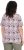 Ulla Popken Half-sleeve A-line V-neck Pointed Hem Animal Pattern T-shirt Pastel Rose - Bedruckte T-shirts für damen - 