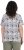 Ulla Popken Half-sleeve A-line V-neck Pointed Hem Animal Pattern T-shirt Moss - Bedruckte T-shirts für damen - 