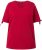 Ulla Popken Bow Print Split Sleeve Tee Ruby Red - Bedruckte T-shirts für damen - 