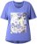 Ulla Popken Lady Of The Moon Short Sleeve Graphic Tee Lavender - Bedruckte T-shirts für damen - 
