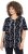 Ulla Popken Letter Print Short Sleeve Tee Black - Bedruckte T-shirts für damen - 