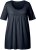 Ulla Popken Essential Front Pleat Tee Navy Blue - T-Shirts - 