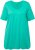 Ulla Popken Essential Front Pleat Tee Turquoise Green - T-Shirts - 