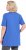 Ulla Popken Essential Front Pleat Tee Peacock Blue - T-Shirts - 