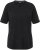 Ulla Popken Piping Accent Functional UVP 50+ Stretch Knit Top Black - T-Shirts - 
