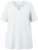 Ulla Popken Essential Notch Neck Stretch Tee Snow White - T-Shirts - 