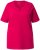 Ulla Popken Essential Notch Neck Stretch Tee Dark Raspberry - T-Shirts - 
