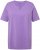 Ulla Popken Essential Notch Neck Stretch Tee Pale Lilac - T-Shirts - 