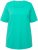 Ulla Popken Essential Square Neck Stretch Tee Turquoise Green - T-Shirts - 
